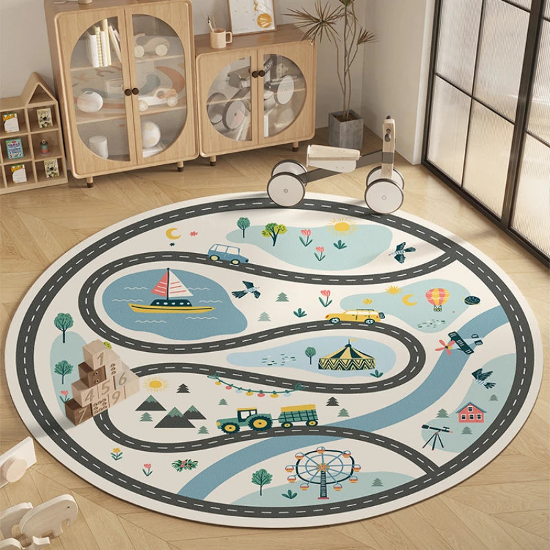 Tapis Chambre Enfant Rond