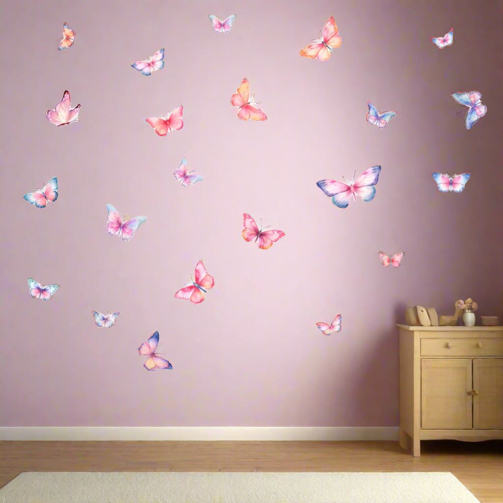 ButterfliesSticker™ - MultiCouleur - Boutique ti - Kidou