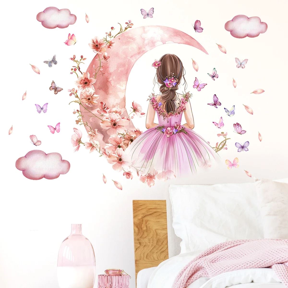 PrincesseSticker™ - Lune Rose - Boutique ti - Kidou