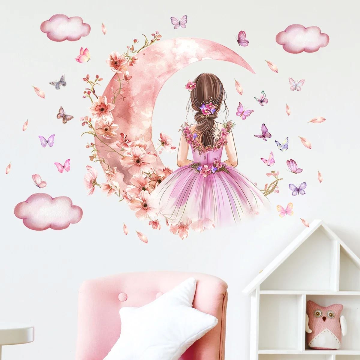 PrincesseSticker™ - Lune Rose - Boutique ti - Kidou