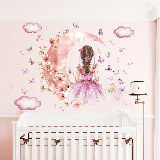 PrincesseSticker™ - Lune Rose - Boutique ti - Kidou